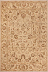 handmade Traditional Kafkaz Beige Lt. Blue Hand Knotted RECTANGLE 100% WOOL area rug 9 x 12